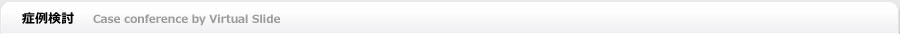 Ǘጟ@Case conference by Virtual Slide